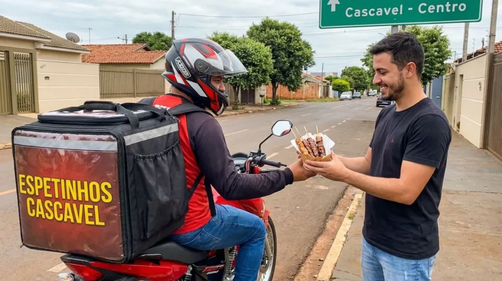 Espetinho rodízio mesa Cascavel PR